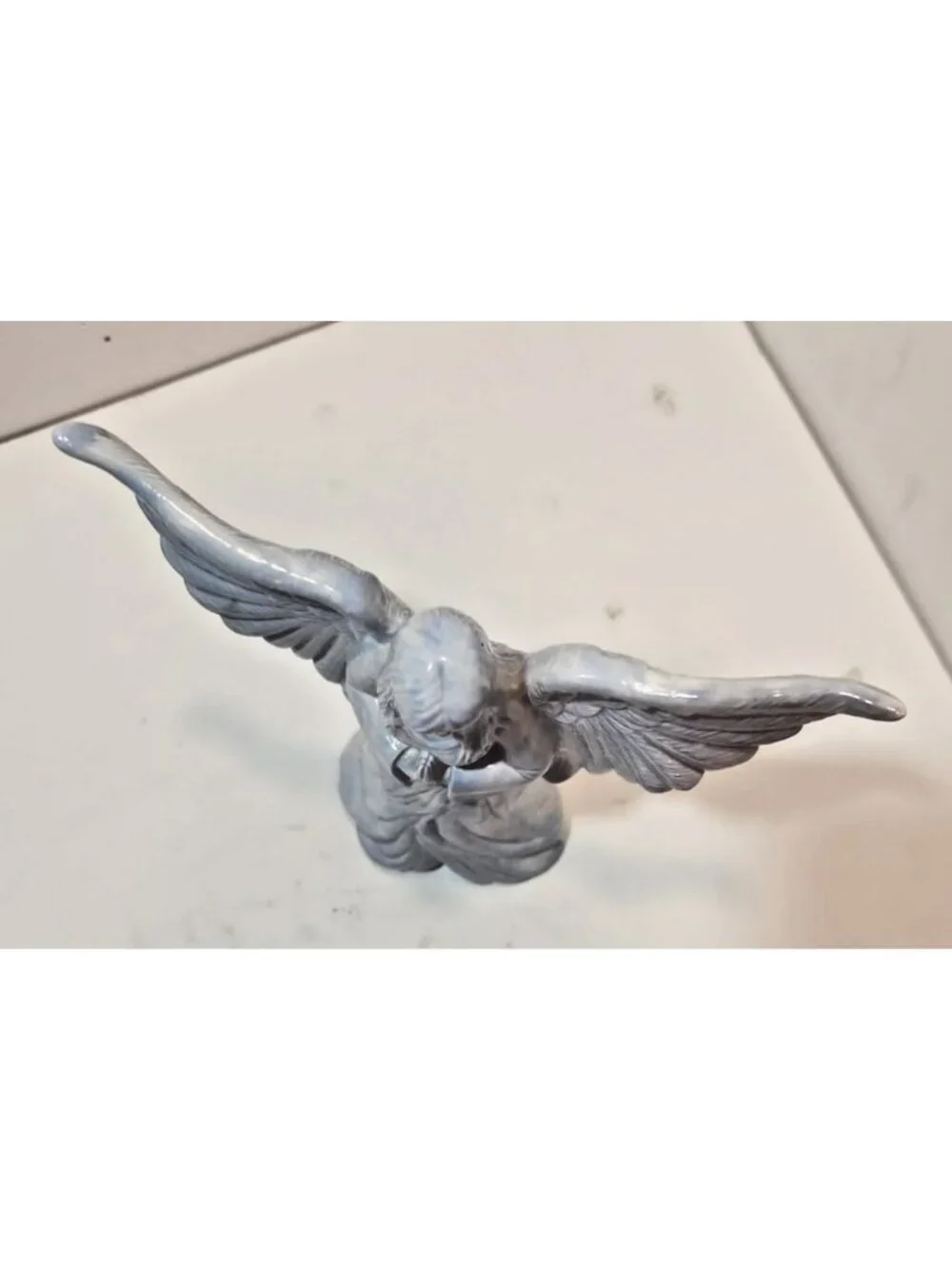 Vintage Praying Ceramic Angel Figurine 7.5